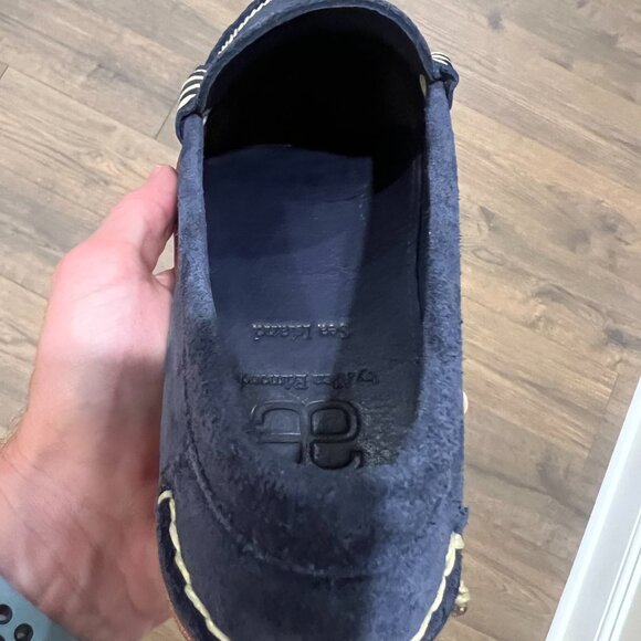 Allen Edmonds Sea Island Navy Blue Leather Penny Loafters main image 8